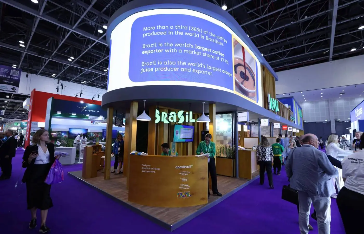 Brasil projeta US$ 950 milhões em negócios na Gulfood 2026; ApexBrasil coordena participação de 97 empresas nacionais