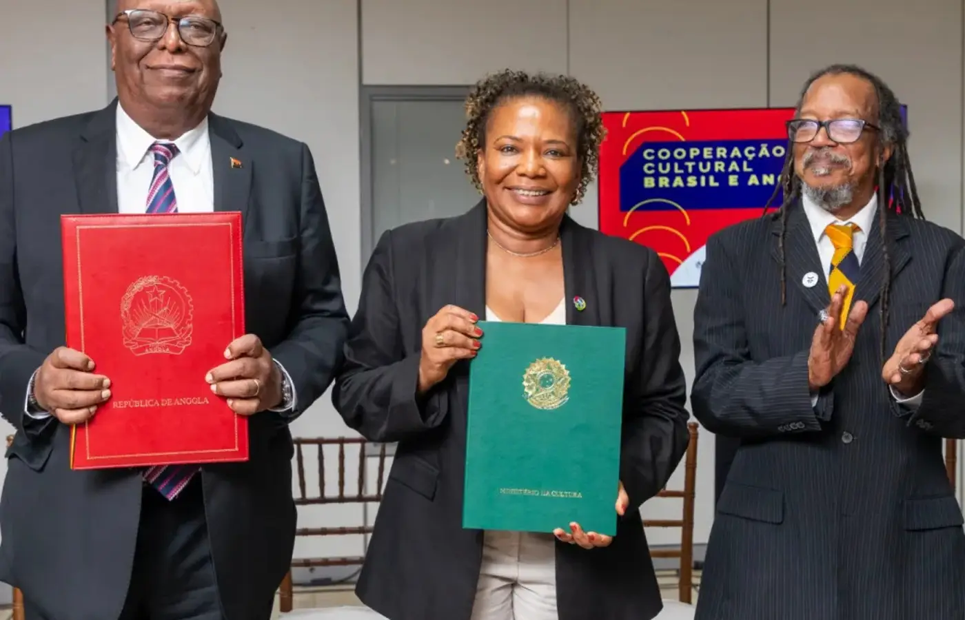 Brasil e Angola assinam acordos culturais e abrem ao público documentos históricos sobre a escravidão