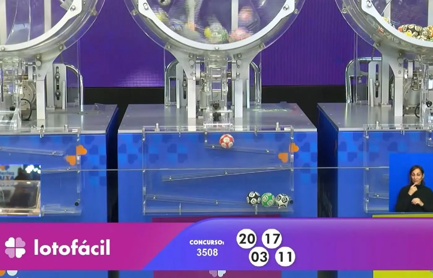 Lotofácil 3508: números e resultado do sorteio de hoje (09/10)