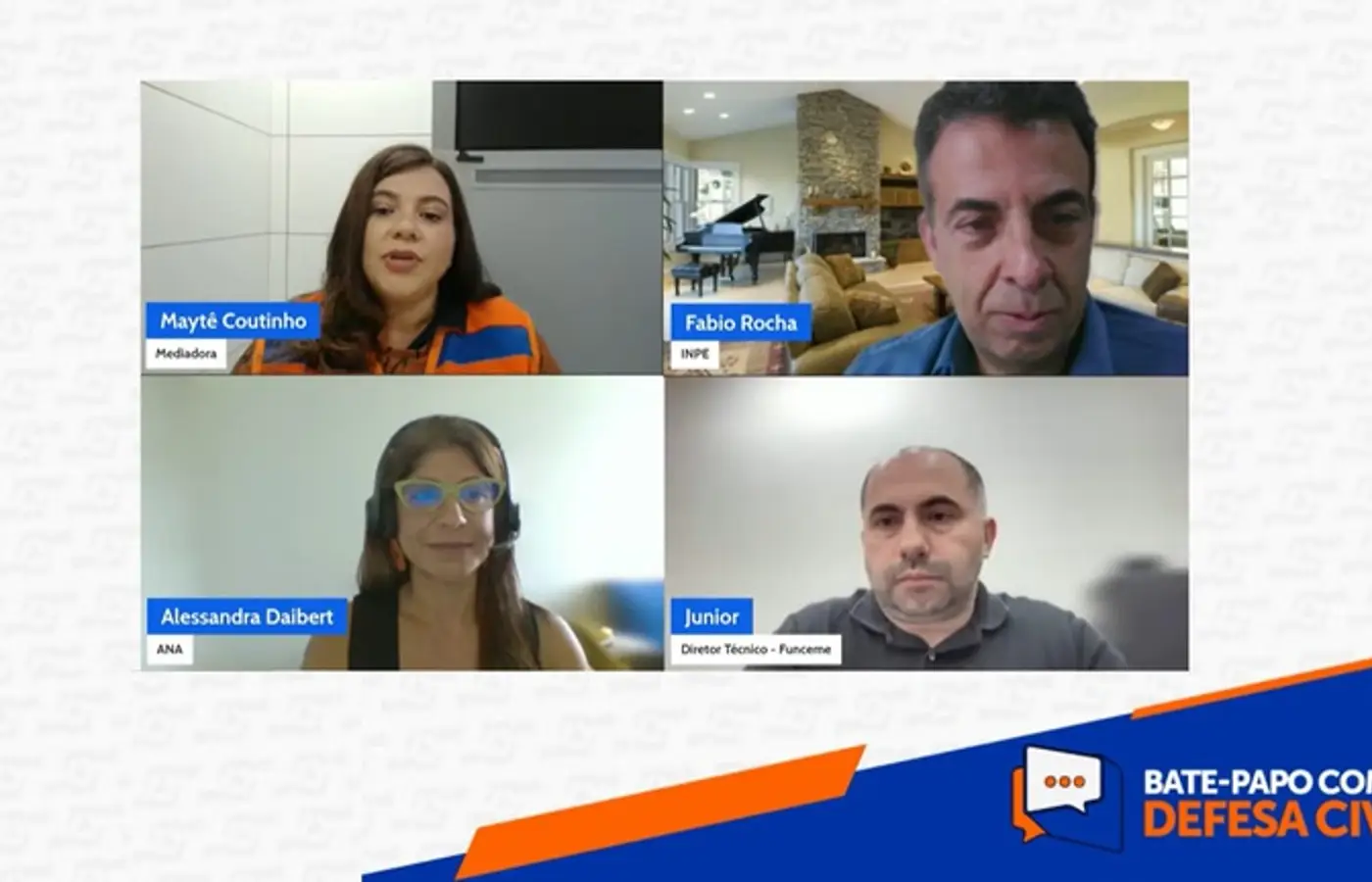 Bate-Papo com a Defesa Civil: informações climáticas antecipam riscos e protegem vidas