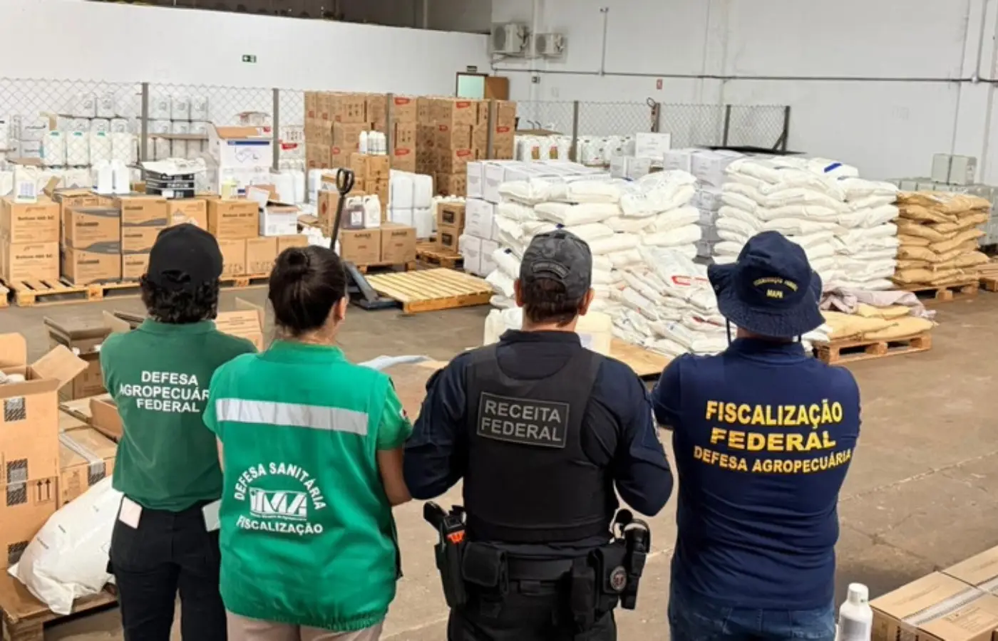 Operação do Mapa apreende 21 toneladas de agrotóxicos irregulares no Triângulo Mineiro