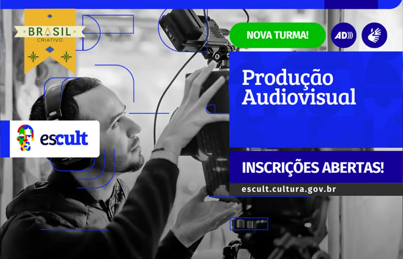 Escult lança segunda turma do Curso Livre em Produção Audiovisual