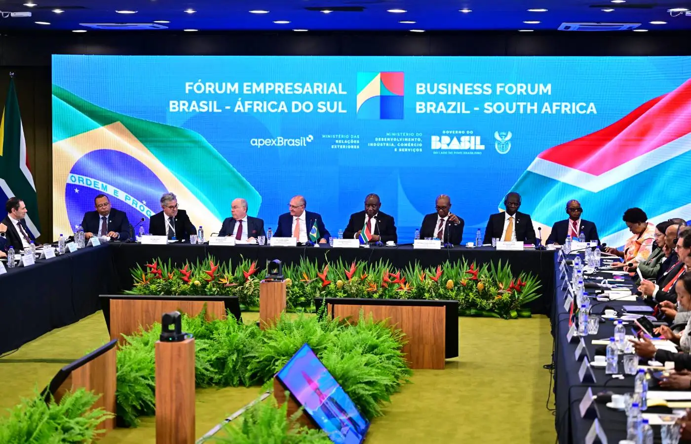 Fórum Brasil–África do Sul reforça cooperação econômica entre os dois países e destaca potencial do comércio bilateral