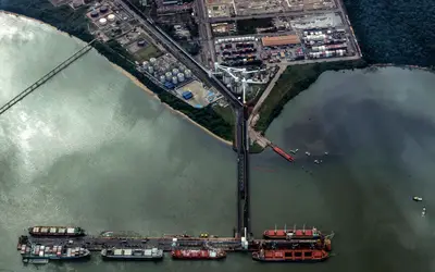 Portos do Arco Norte aumentaram o escoamento da produção agropecuária brasileira  Foto: Bruno Cecim/Agência Pará