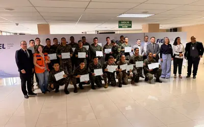 Defesa Civil Nacional formou a primeira turma para atuar em desastres e diminuir riscos Foto: MIDR/Divulgação