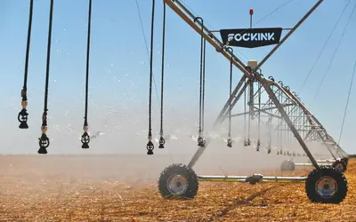 Ampliação da área irrigada também contribui para a redução das emissões de gases de efeito estufa e o combate à pobreza. (Foto: Márcio Pinheiro/MIDR)