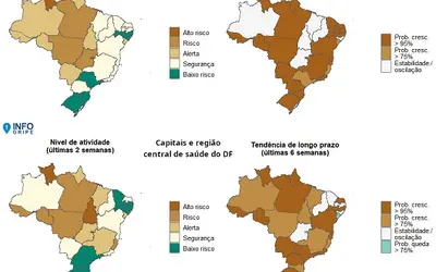 Imagem: Infogripe Fiocruz/reprodução