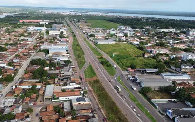 Vista aérea do município de Marabá (PA). Foto: Marcelo Seabra/Agência Pará