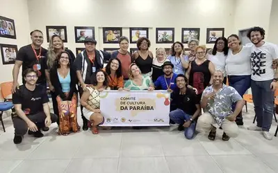 Equipe do Comitê de Cultura da Paraíba com gestores do MinC. Foto: Geanne Lima