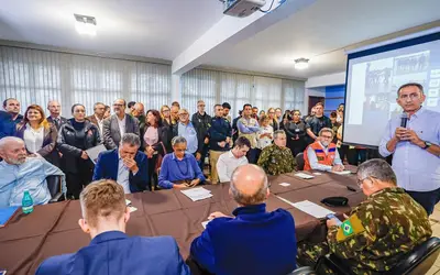 “Nossa equipe está em campo e outros técnicos vão chegar hoje para ajudar e garantir agilidade na aprovação dos planos de trabalho aos municípios”, disse o ministro (Foto: Ricardo Stuckert/PR)
