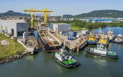 Foto: Divulgação/Estaleiro Wilson Sons Foto: Divulgação/Estaleiro Wilson Sons