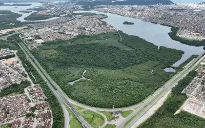 Ilha do Tatu em Cubatão (SP). Foto: Arquivo PMC