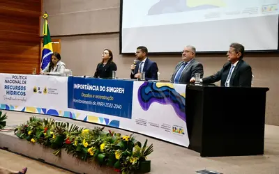 MIDR promoveu, nesta quarta-feira (19), o seminário “Política Nacional de Recursos Hídricos: reconstruindo caminhos”. (Foto: Márcio Pinheiro/MIDR)