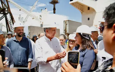 Waldez Góes, durante o evento: Quero agradecer o conceito do presidente Lula, tanto como ministro de seu governo quanto por ser cidadão do Amapá, que é assegurar os recursos públicos do Brasil", disse (Foto: Márcio Pinheiro- MIDR)