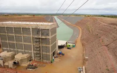 Há 10 anos era realizado o primeiro bombeamento de água no Projeto de Integração do Rio São Francisco. Foto: MIDR/Divulgação