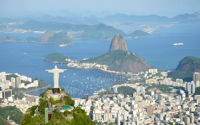 Corcovado e o Pão de Açúcar - Cidade do Rio de Janeiro. Foto: Alexandre Macieira/Riotur