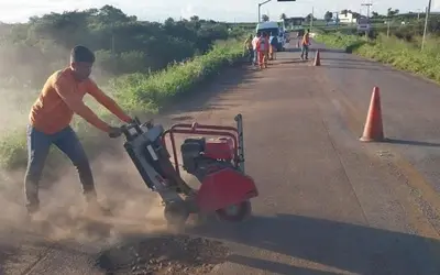 Manutenção da BR-226/CE. Foto: Divulgação/DNIT