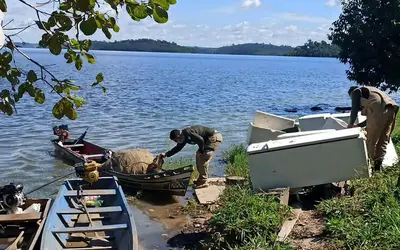 No período do defeso está liberada apenas a pesca de subsistência. Foto: Divulgação/Semas-PA