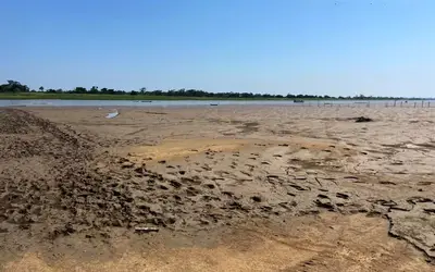 População da região amazônica foi impactada pela diminuição histórica dos níveis dos rios Tapajós e Amazonas, principais meios de transporte e fontes de renda dos moradores. (Foto: Prefeitura de Santarém)