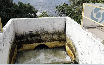 Tratamento de água em reservatório no DF. Foto: Lúcio Bernardo Jr./Agência Brasília