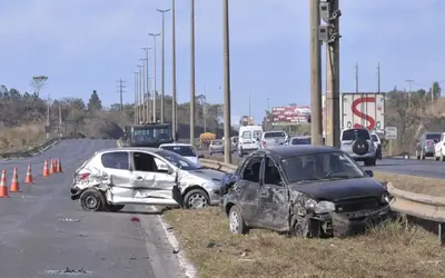 Mais uma vez, acidentes de veículos crescem este ano. Foto:  Arquivo/Agência Brasil