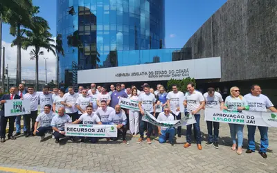 Crise econômica de 2023 levou prefeitos a fazer greve, em agosto. Foto: Divulgação/Aprece