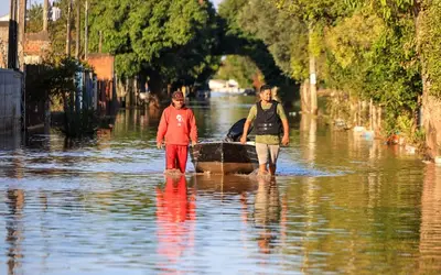 Flexibilizaçâo dos contratos deve facilitar obras de reconstrução no RS Foto: Gustavo Mansur/ Palácio Piratini 