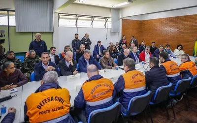 Presidente Lula reafirmou: “Não vão faltar esforços do Governo Federal para o Rio Grande do Sul ou qualquer outro estado brasileiro que precise da nossa dedicação”. Força-tarefa sem cessar do Governo Federal (Foto: Lucas Seffa/Secom/PR)