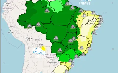 Imagem: Inmet/Reprodução