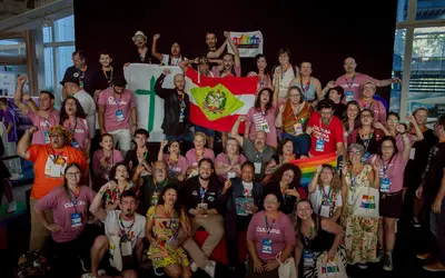 Ministra Margareth Menezes com a Delegação de Santa Catarina_Foto Filipe Araújo  MinC