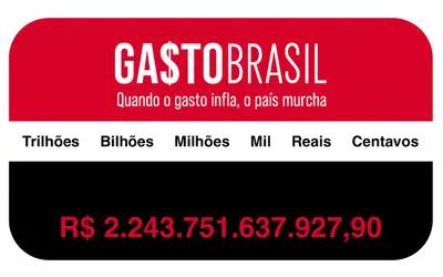 Foto: Reprodução Gasto Brasil Foto: Reprodução Gasto Brasil