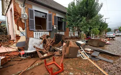 RS: previsão é de chegada de mais chuvas fortes Foto: Gustavo Mansur/Secom