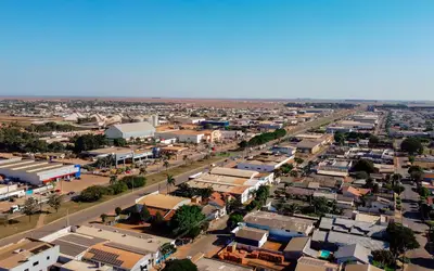  Vista aérea do município de Campo Novo do Parecis (MT). Foto: SEAF MT/Divulgação