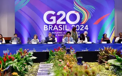 Participaram das discussões representantes da África do Sul, Indonésia, França, Austrália, Itália, Alemanha, Rússia, Japão, Coreia do Sul, Arábia Saudita, Reino Unido, China, Estados Unidos, União Europeia, entre outros. (Fotos: Márcio Pinheiro/MIDR)